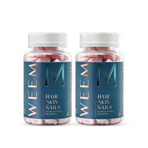 WEEM Hair Skin & Nails Gummies – Pack of 2