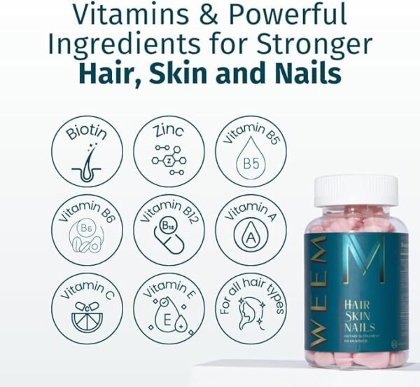 Weem Hair, Skin & Nails Gummies - Image 4